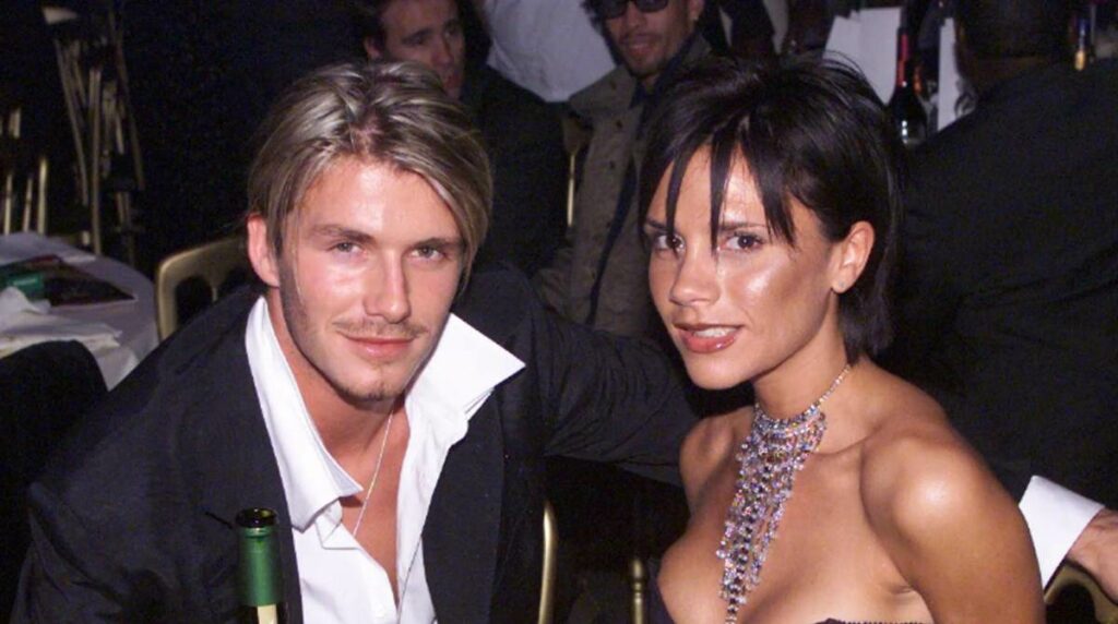 David y su esposa Beckham