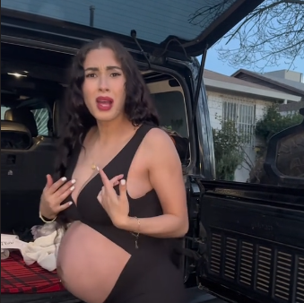 Futura madre se viraliza por maquillarse en labor de parto (VIDEO) 
