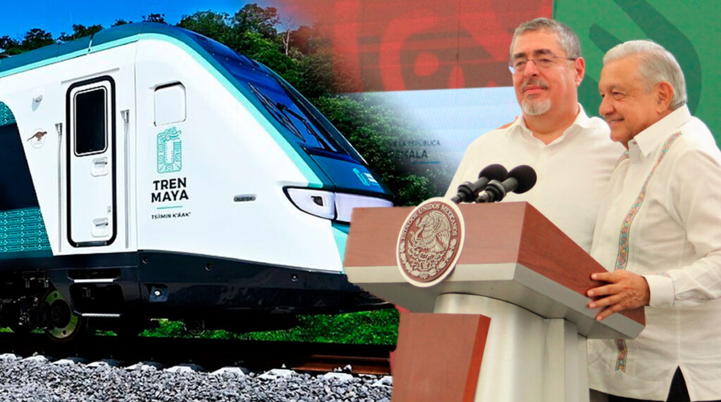 AMLO-anunció-posible-expansión-de-la-Línea-Férrea-K-y-del-Tren-Maya-hasta-Guatemala