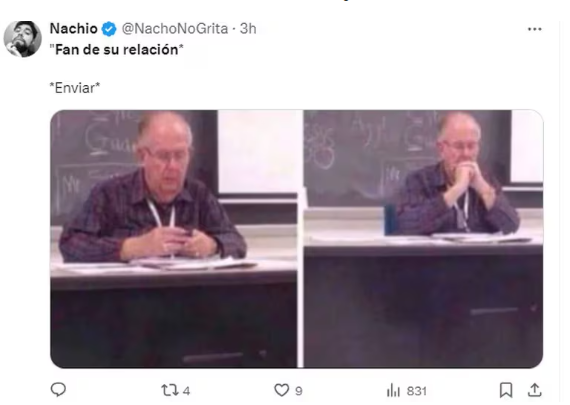 Los mejores memes de la tendencia “Fan de su relación” 