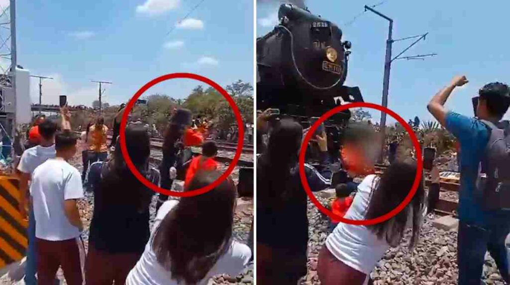 Mujer murió intentando tomarse una selfie con una locomotora.