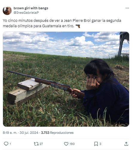 Guatemaltecos crean divertidos memes ante el triunfo de Jean Pierre Brol en los Juegos Olímpicos
