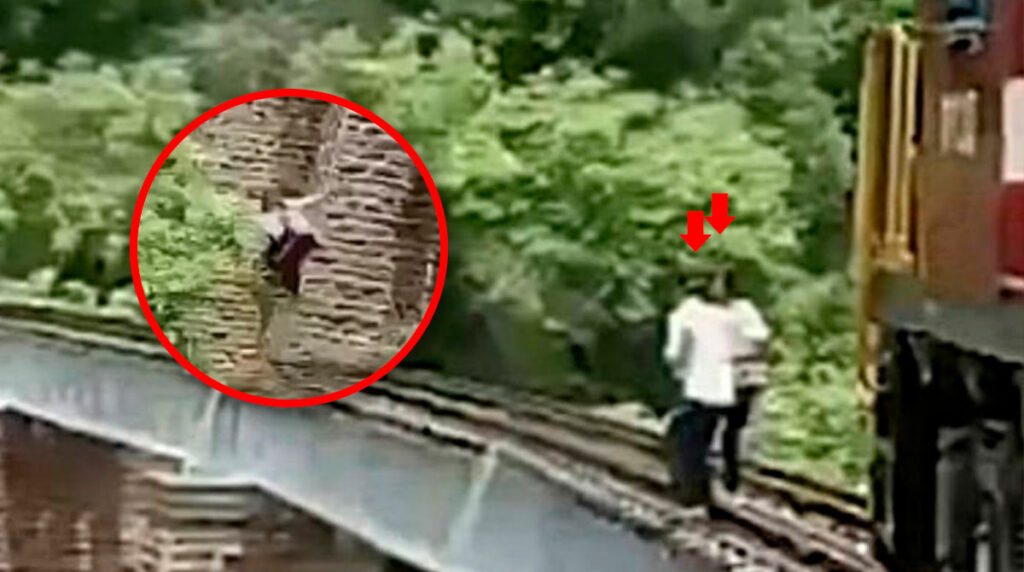 pareja-salta--puente-evitar-arrollada-tren-india