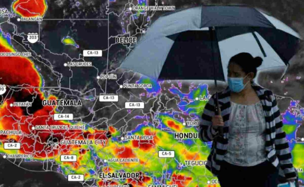 Lluvias en Guatemala continuarán este domingo 7de julio.