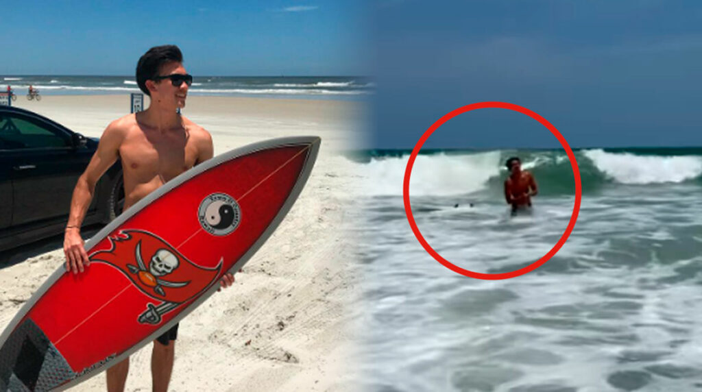 “Sentí dientes afilados” Surfista fue atacado por un tiburón