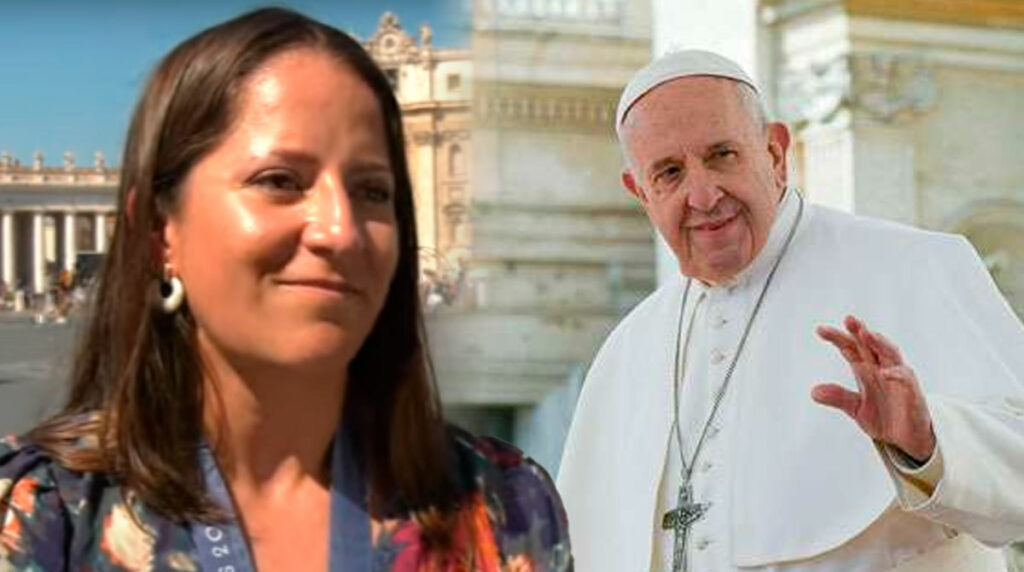 adriana-ruano-visito-vaticano-presentar-medalla-papa-francisco