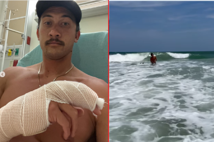  “Sentí dientes afilados”: Surfista fue atacado por un tiburón (VIDEO)