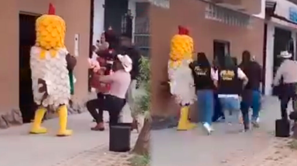 el-patron-entrega-flores-antes-arrestada-video