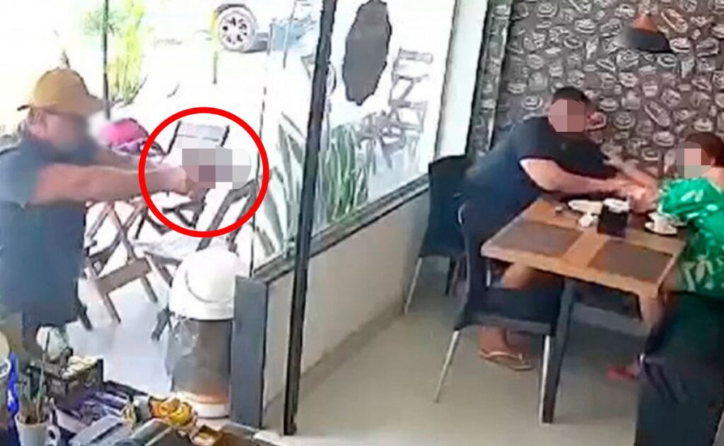 Hombre detiene a tiros a un ladrón en un restaurante
