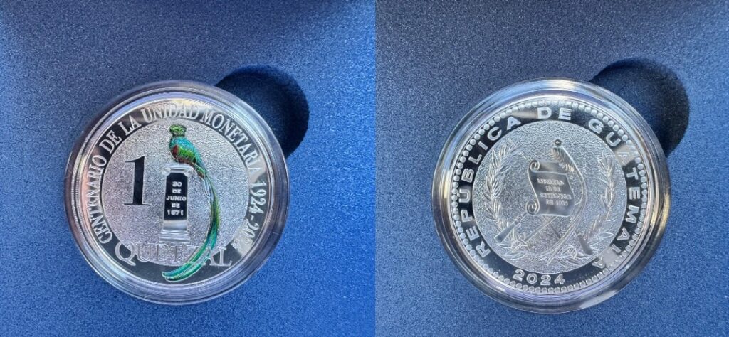 Banguat entrega primeras monedas conmemorativas de un quetzal: Todos los detalles 