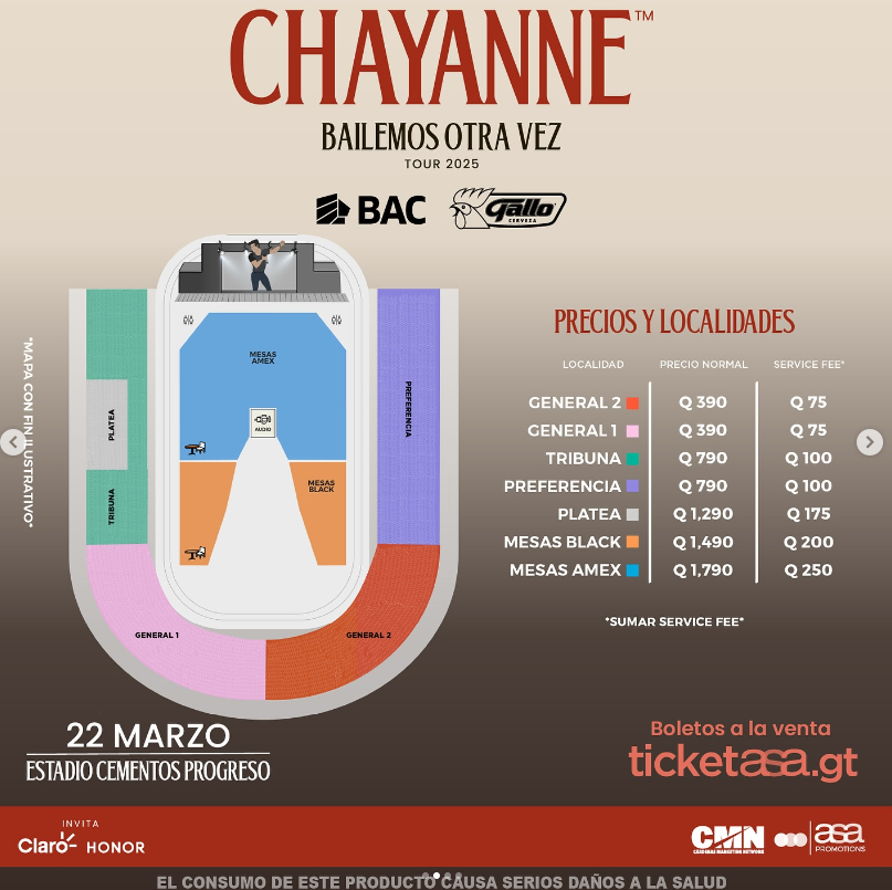Precios de los boletos para el concierto de Chayanne en Guatemala: ¿Cuándo será?