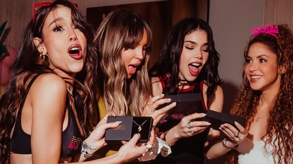 El costoso regalo que Shakira le dio a Belinda, Danna y Kenia Os en su  fiesta “Soltera” - Chapin TV