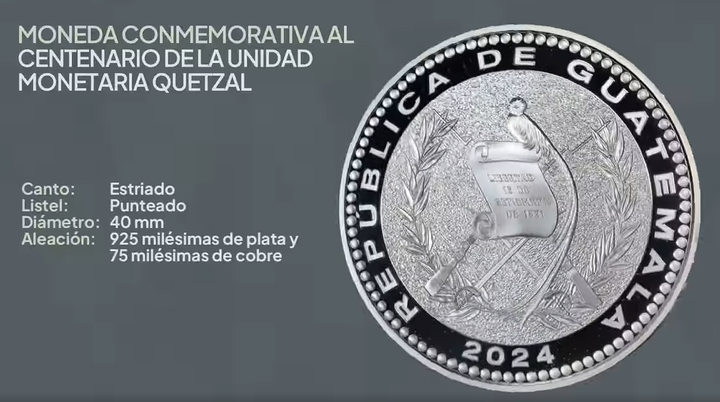 Banguat entrega primeras monedas conmemorativas de un quetzal: Todos los detalles 