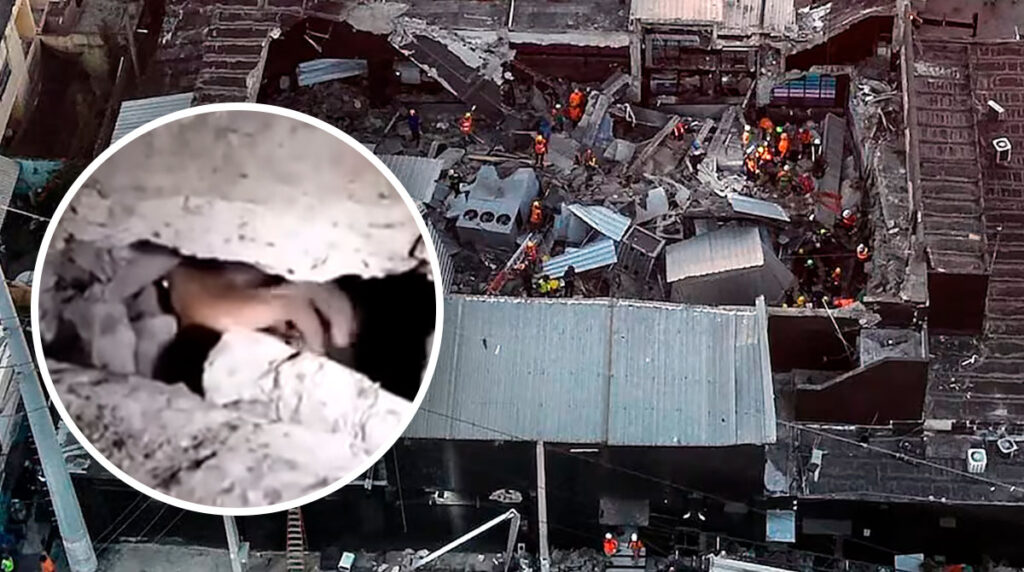 Revelan impactante escena de sobreviviente entre escombros en la discoteca  Jet Set (VIDEO) - Chapin TV