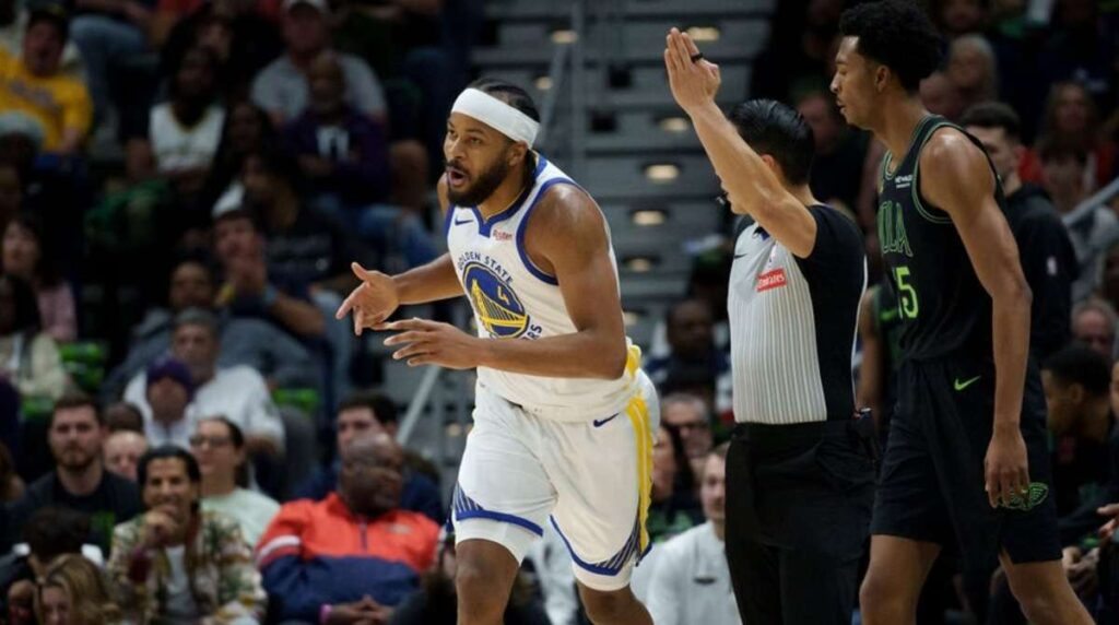 Escalofriante caída: así fue la brutal lesión de Moses Moody en plena volcada (VIDEO)